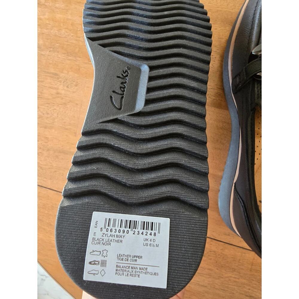 Clarks Collection Black Low-Heel Loafers - Picture 6 of 7